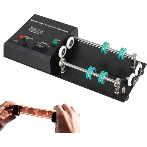Processore automatico del film: ottimizza lo sviluppo del film con 4 programmi personalizzabili. La rotazione avanzata scorre in avanti per 8 secondi, si interrompe e si inverte per garantire una copertura chimica uniforme e risultati professionali in qualsiasi ambiente di camera oscura.