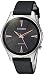 Citizen Women's 'Eco-Drive' Quartz Stainless Steel and Leather Dress Watch, Color:Black (Model: EM0591-01E)