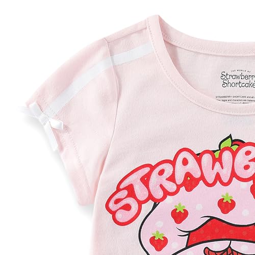 Strawberry Shortcake Girls Short Sleeve T-Shirt for Big Kids2