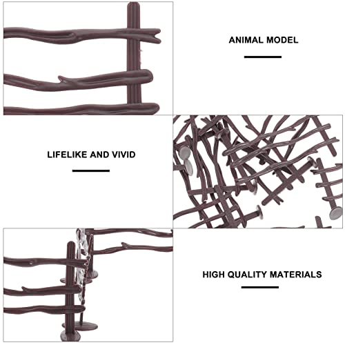 TOYANDONA 60-Teilige Figuren/Pädagogisches Zen-Gartenstall Simulationsspielzeug/Geschenke Tiere Zaun Miniatur Scheune… – Bild 5