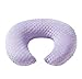 DONOMILO Dots Nursing Pillow Cover, Case Plush Breathable Breastfeeding Pillow Slipcover Fits Nursing Pillow, Super Soft Snug Positioners for Baby Boy Baby Girl (Lavender)