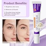 2PCS Acne Treatment,12% Acid Spot Cream for Spot Prone Skin,Anti Acne,Rosacea Cream for Face,Dark Spo-t Remover,Pimple Crea-m,Face Moisturiser for Blemish Control,Even Skin Tone (2PCS) - Image 5
