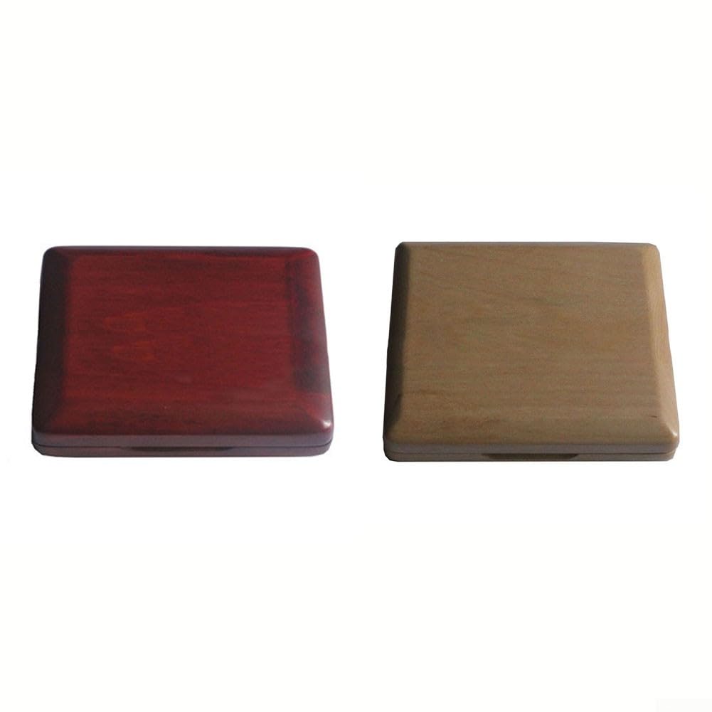 Étui de rangement pour anches de basson, étui de rangement pour anches de hautbois, 11,6 x 9,3 x 2,2 cm (rouge)