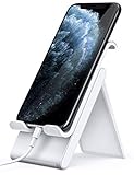 [page_title]-Lamicall Handy Ständer, Handy Halterung Verstellbare : Handyhalterung, Halter für Phone 11 Pro, Xs Max, Xs, XR, X, 8, 7, 6 Plus, SE, 5, Samsung S10 S9 S8 S7 S6, Huawei, andere Smartphone - Weiß