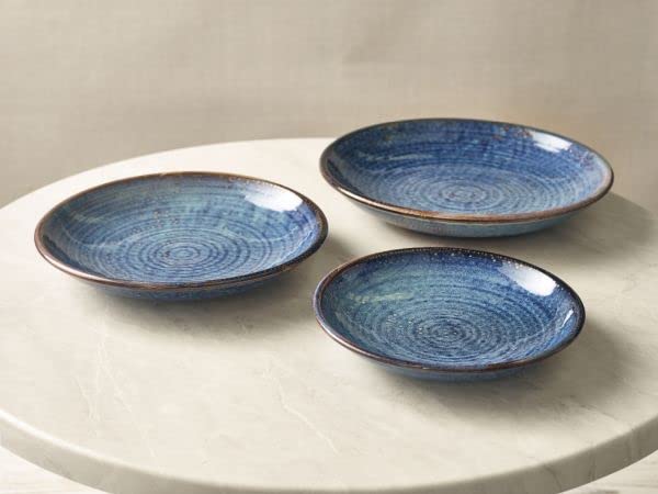 Genware Terra Porcelain, Aqua Blue, Deep Coupe Plate, 250mm, DC-PBL25, Pack of 6, 250mm Diameter, 40mm Height - Image 4