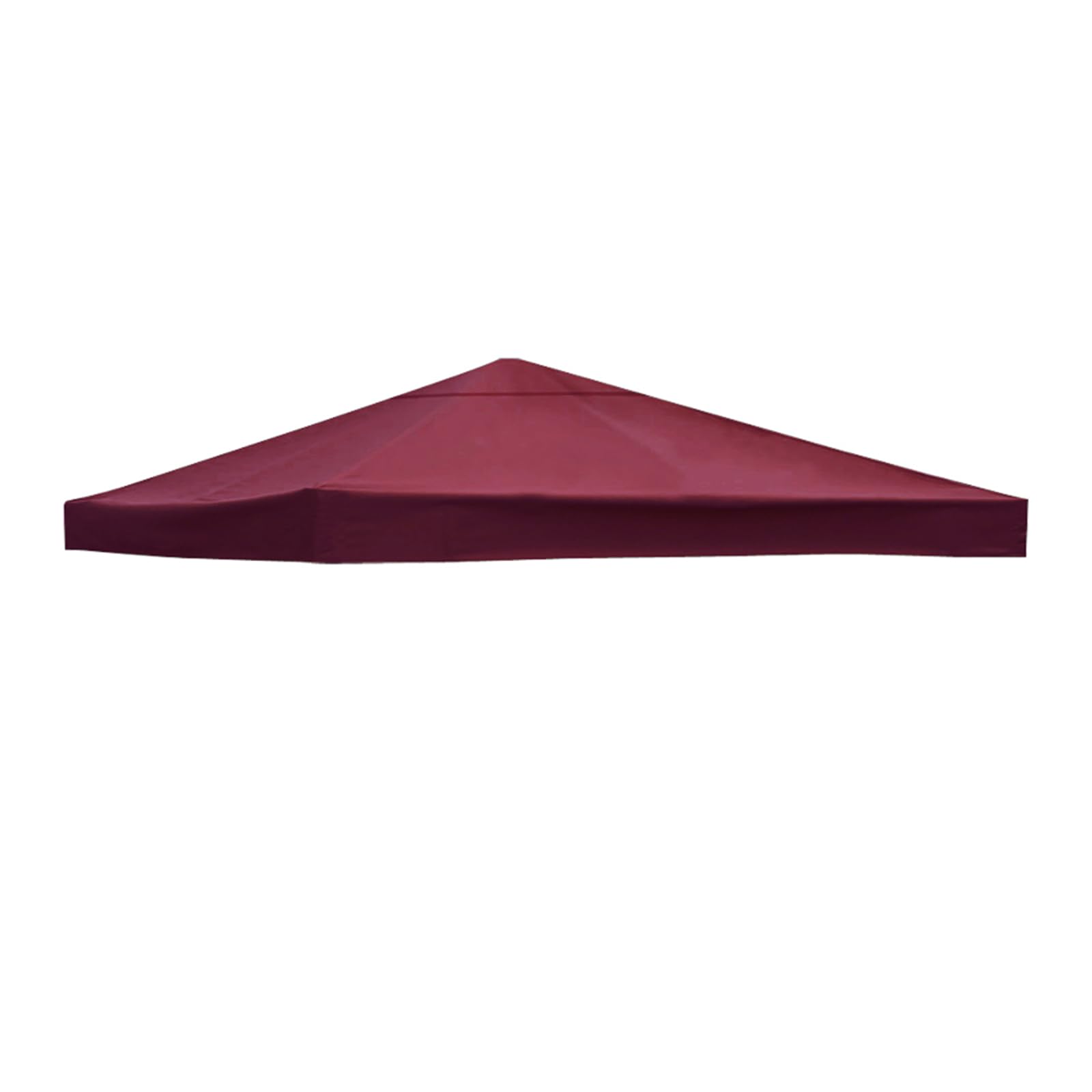 Green Bay 1-Tier Replacement Top Fabric for 3x3m Gazebo Pavilion Roof Canopy Wine Red