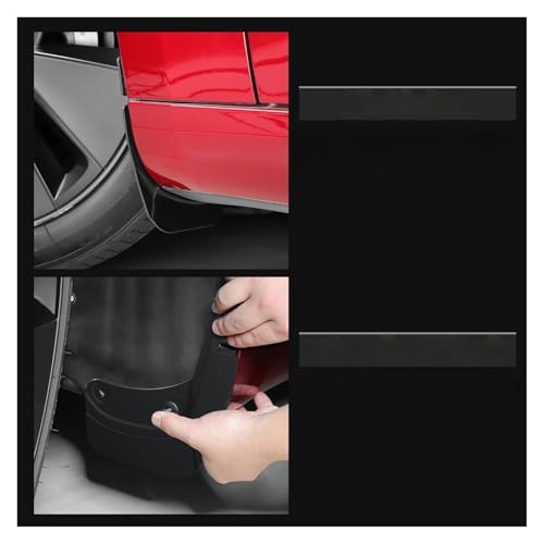 Guardabarros invisibles para Tesla Model 3 Highland 2024 que protegen contra salpicaduras 5