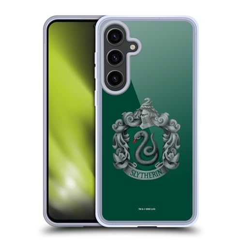 Head Case Designs Licenciado Oficialmente Harry Potter Escudo de Slytherin Cámara de Secretos I Caso Funda de Gel Suave Compatible con Samsung Galaxy S24+ 5G
