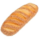 10.6 Inch Artificial Bread Loaf,Fake Bread Model Simulation French Baguette Faux Food Ornament for Home Kitchen Decor Bakery Window Display Photography Props