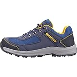 zapatos de seguridad caterpillar mujer peru Ligero y sin cuero Caterpillar Botas de trabajo CAT Elmore Mediados de seguridad para hombre, Navy, 40 EU