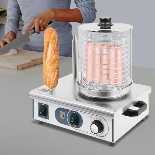 Miniatura 7 de Donened - Calentador De Salchichas, 550 W, 50 300 , Máquina Compacta Para Aperitivos Y Gastronomía, 18,9 X 24 Cm