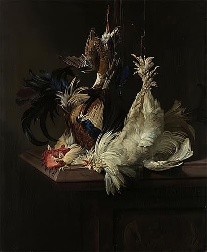 Toile de maîtres célèbres Willem Van Aelst avec impression d'art moderne haute définition