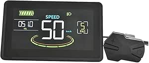 Naugan H6C LCD Display for Electric Bike Meter, 24V-60V, Colour Screen