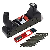 RALI 220 EVO B Profi Handhobel Set mit 10 Ersatzmessern - Putzhobel ohne Nachschärfen für Schreiner und Tischler - Schweizer Qualität