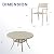 VICLLAX 7 Pieces Outdoor Dining Set, Patio Furniture Set of 6 Patio Stackable Dining Chairs and 47" Outdoor Metal Round Table with Storage Shelf for Lawn Yard, Sandshell Chairs and Sandshell Table