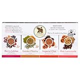 Haathee Tés Selectos | Pack Té Línea Gourmet Premium | 4 Sabores | Frutos Rojos, Golden Matcha, Chai y Pink Lemonade |...