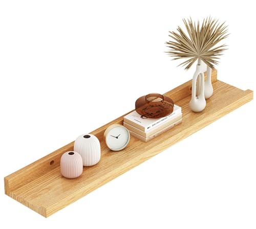 BLUEZY Estantes Flotantes De Pared, Baldas Flotantes Pared, Repisas De Pared Modernos De Madera Estante De Pared para El Hogar, La Oficina, La Sala De Estar, El Dormitorio A,30x15cm