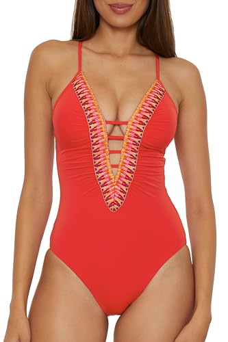 BECCA Women's Standard Crochet Trim One Piece...