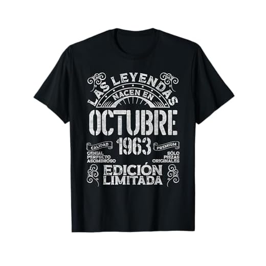 Las Leyendas Nacen En Octubre 1963 59 años Cumpleaños Camiseta