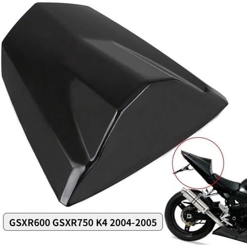 Rear Seat Fairing Cover Tail Seat Cowl for Suzuki GSXR600 GSXR750 K4 2004 2005 Plastic ABS Passenger Seat Gloss Black
