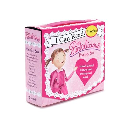 Pinkalicious 12-Book Phonics Fun!: Includes 12 Mini-Books Featuring Short and Long Vowel Sounds (My First I Can Read)