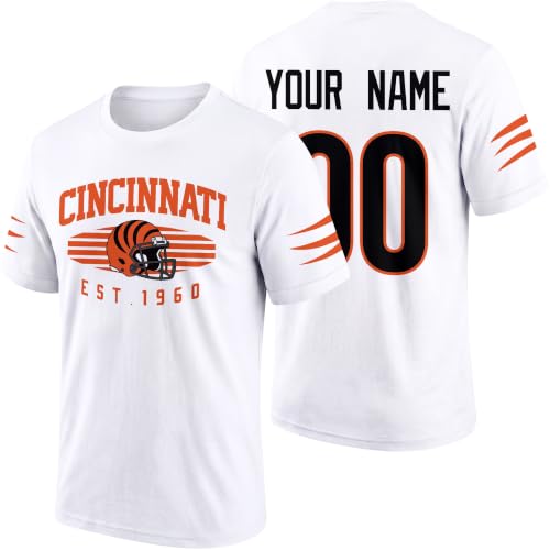 Image of T-Shirt Custom Name and Number Personalized Gifts | Crewneck Short Sleeves T-Shirt for Men S-4XL