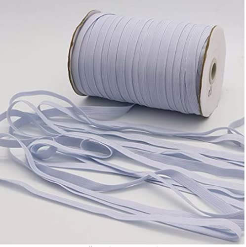 COSSESS .25 inch (6 mm) X 200 Meters White Knitted Elastic for mask (B0887PK8WR) Amazon Price History, Amazon Price Tracker