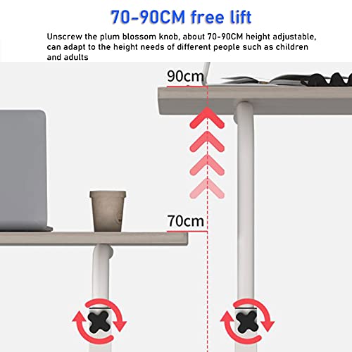 Mesa de sofá ajustable para trabajar sentado o relajado con soporte de portátil 6