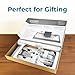 BLACK+DECKER Home Office Kit, 7 PCS Set, Desk Pad, 2-Port PD Charger, Ergonomic Mouse Pad, Phone Stand, Combo Cables, Cable Organizer, Workspace Accessories Perfect for Work-from-Home (White)