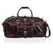 Duffle Bag For Men and Women, 28 Inch Vintage Buffalo Leather Travel Duffle Bag, Genuine Carry On Overnight Bag, Weekender Gym Bag with Shoulder Strap, Carry on Luggage Bags