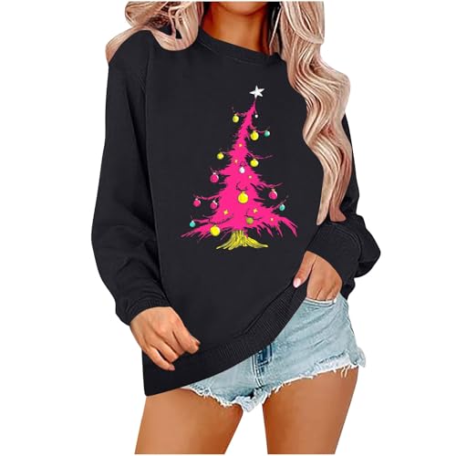 Black of Friday Deals 2024 Christmas Sweatshirts for Women Christmas ...