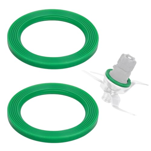 ZORVYN 2 unidades de juntas de goma de repuesto para Vorwerk Thermomix Bimby TM5 TM6, cuchillas, accesorios de mixer, sellado eficaz y fácil instalación