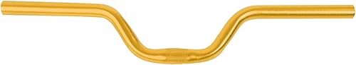 Miniatura 2 de Keenso Manillar de bicicleta de carretera MTB cómodo manillar de engranaje fijo M barra elevadora de aleación de aluminio (dorado)