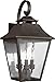 Feiss OL14403SBL Three Light Wall Lantern, Sable