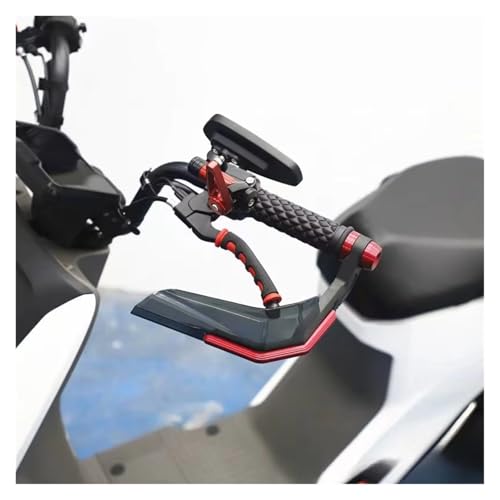 Protège-mains dévIateur de vent Forza750 bouclier rouge - 3