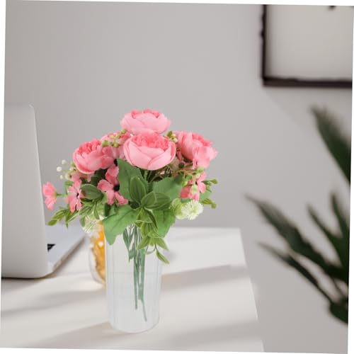 Jarrón de diseño moderno y transparente para floristería 7