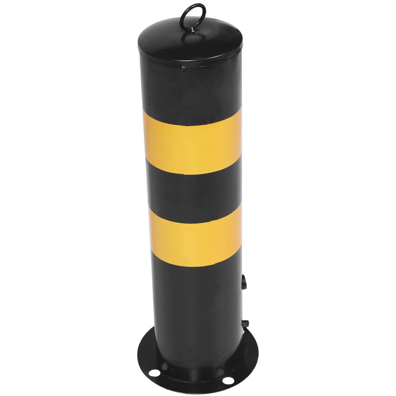 Housoutil Poteau Parking de Sécurité en Acier Noir, Colonne D’avertissement Anticollision, Résistance à L’oxydation et Protection pour Parking et Allée