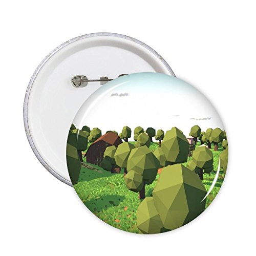 Badge boutons scène de ferme cadeaux multicolores originaux pour proches