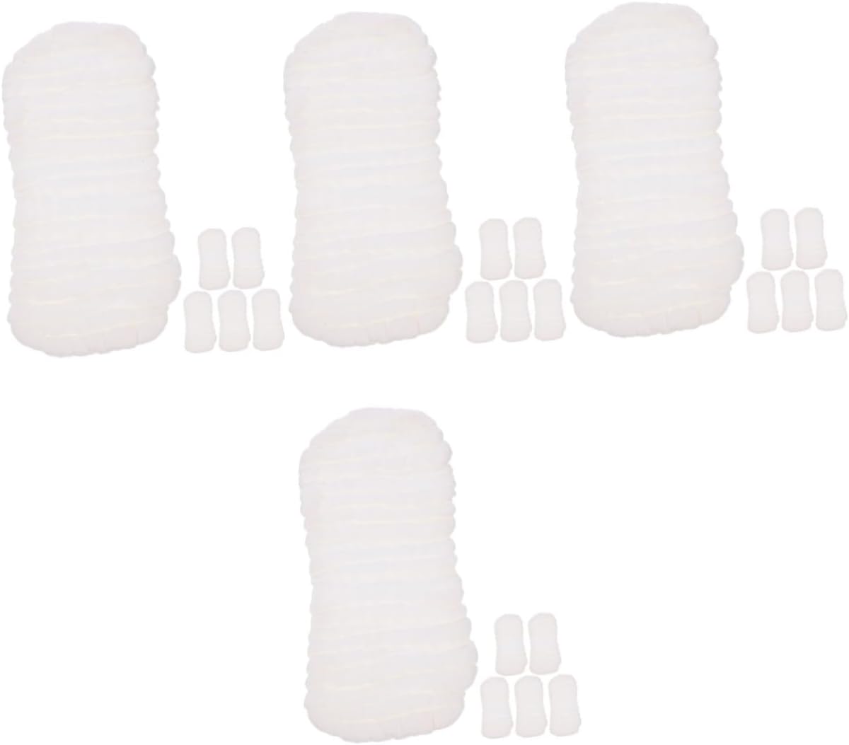 TOYANDONA 24pcs Washable Diaper Liners Cotton Diaper Inserts for Newborns Soft Breathable Reusable Liners