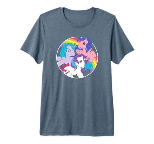 T-shirt My Little Pony Retro Rainbow Unicorn vintage pour adulte passionné
