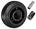 CasterHQ - 4" X 2" Rubber ON CAST Iron Wheel - 300 LBS Capacity