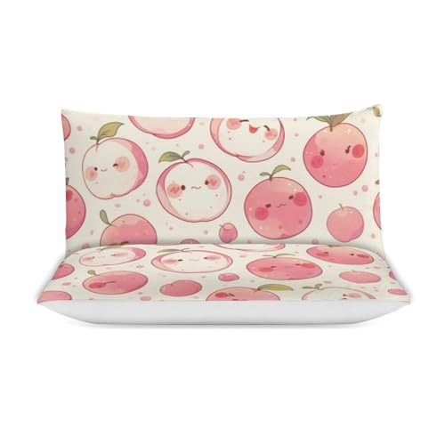 Ropa de cama premium rosa de microfibra de alta densidad y tacto suave para niñas 5