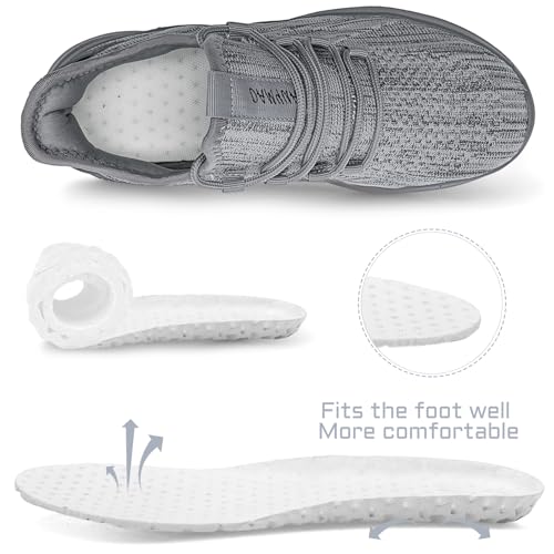 Image of Mens Running Shoes Walking Tennis Sneakers Slip on Gym Workout Athletic Lightweight Casual Sport Shoes