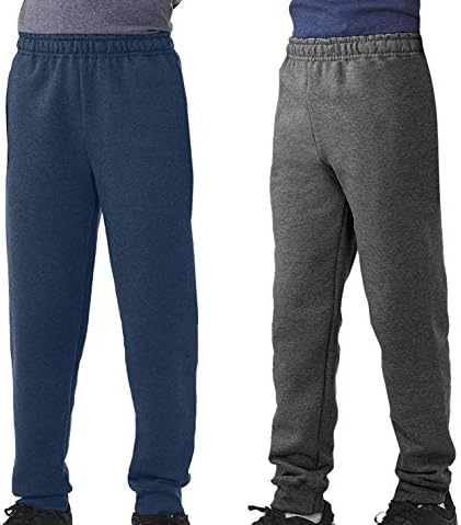 TEXFIT 2-Pack 7-16yrs Boys’ Jogger Pants, Fleece Sweatpants (2pcs Set)