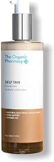 The Organic Pharmacy Self Tan Lotion, Plant-Based DHA, Moisturizing with Shea Butter and Jojoba Oil, 100ml