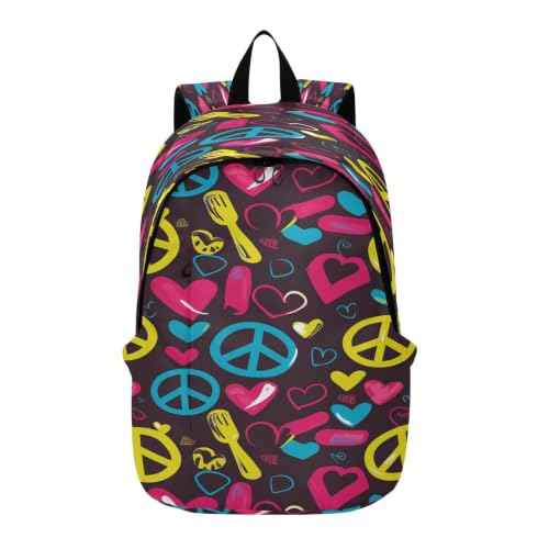 Sac à dos pour ordinateur portable coloré et grand sac de voyage léger