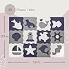 Hakuna Matte - Tapete de Juegos de Espuma para bebés y niños - 12 losetas de Espuma EVA con temática oceánica en Caja de cartón reciclable - Tapete de Rompecabezas 20% más Grueso y Suave 100% Seguro #1
