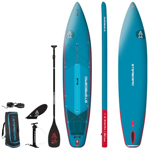 25-26 STARBOARD TOURING WITH PADDLE DL 12'6 X 30/スターボード ツーリング デラックスライト インフレータブル パドルボード サップ SUP パドルセット（Amazon）
