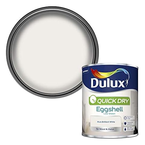 Dulux Quick Dry Eggshell Paint for Wood and Metal Cover