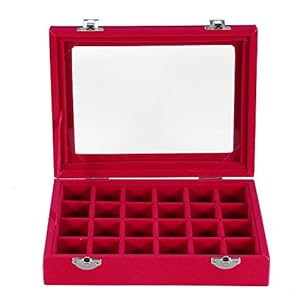 Sieraden Rings Box, Nail Art Box, Duurzaam Betrouwbaar voor het opslaan van een verscheidenheid aan sieraden Trinket…